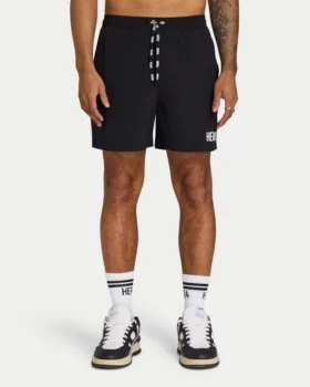 Badeshorts für Herren – schwarz