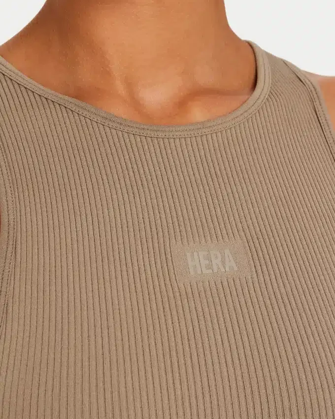Base Racer Crop-Top für Damen – Graugrün Base Racer Crop-Top für Damen – Graugrün
