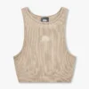 Base Racer Crop-Top für Damen – Graugrün Base Racer Crop-Top für Damen – Graugrün