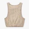 Base Racer Crop-Top für Damen – Graugrün Base Racer Crop-Top für Damen – Graugrün