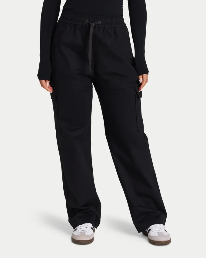 Cargohose für Damen – schwarz Cargohose für Damen – schwarz