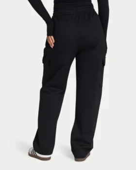 Cargohose für Damen – schwarz