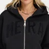 Damen 365 Cropped-Hoodie mit Reißverschluss Damen 365 Cropped-Hoodie mit Reißverschluss