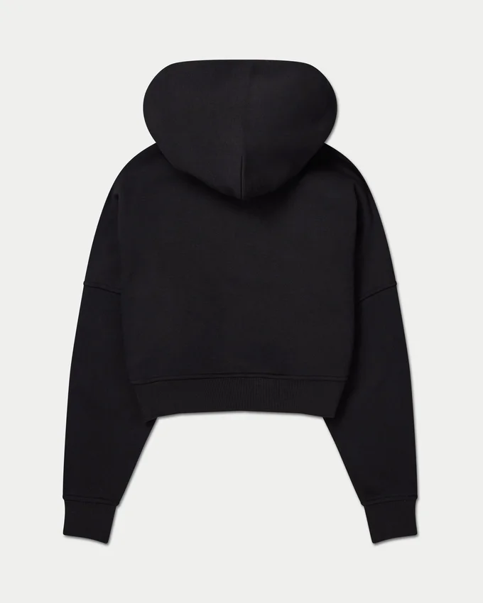 Damen 365 Cropped-Hoodie mit Reißverschluss Damen 365 Cropped-Hoodie mit Reißverschluss