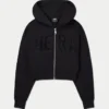 Damen 365 Cropped-Hoodie mit Reißverschluss Damen 365 Cropped-Hoodie mit Reißverschluss