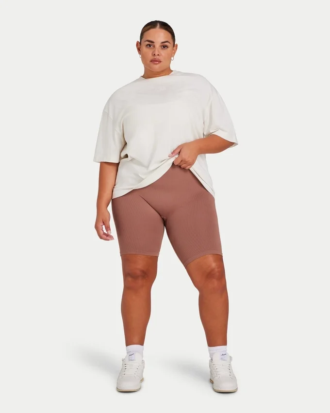 Damen-Basisshorts – Acorn Brown Damen-Basisshorts – Acorn Brown