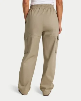Damen-Cargohose – Graugrün