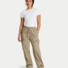 Damen-Cargohose – Graugrün Damen-Cargohose – Graugrün