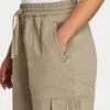 Damen-Cargohose – Graugrün Damen-Cargohose – Graugrün