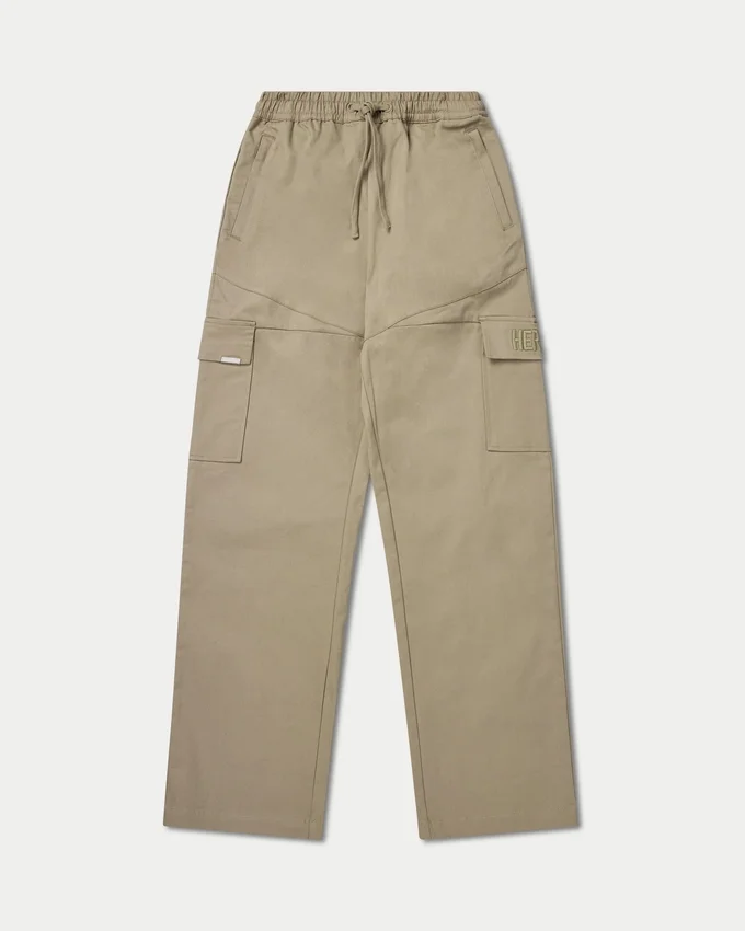 Damen-Cargohose – Graugrün Damen-Cargohose – Graugrün