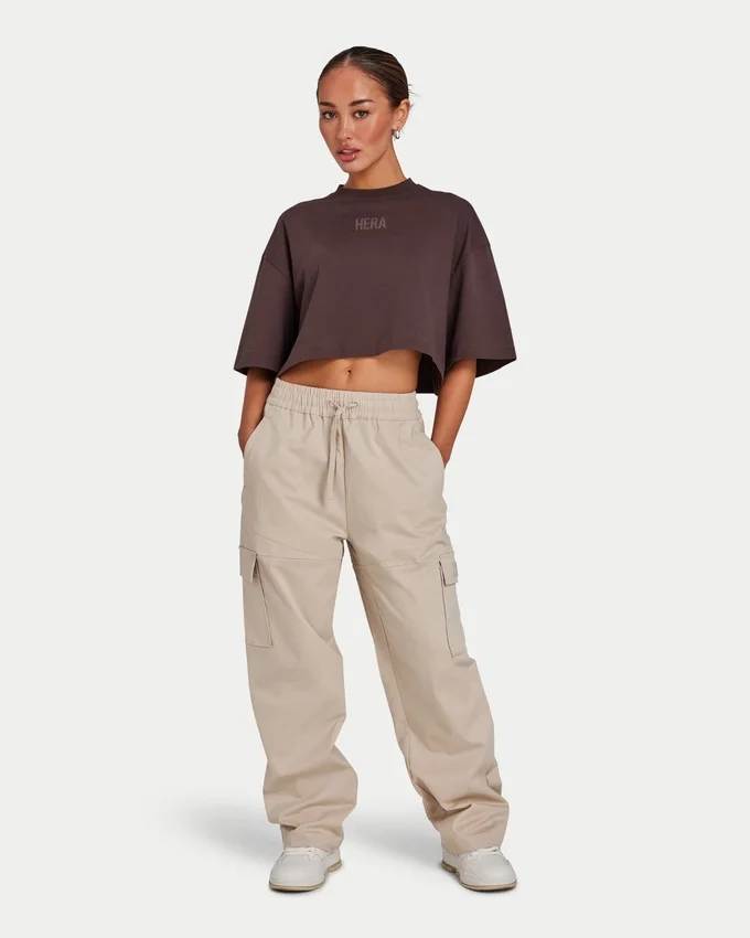 Damen-Cargohose – Oatmeal Damen-Cargohose – Oatmeal
