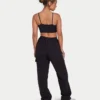 Damen-Cargohosen | Studio-Cargohose – schwarz Damen-Cargohosen | Studio-Cargohose – schwarz
