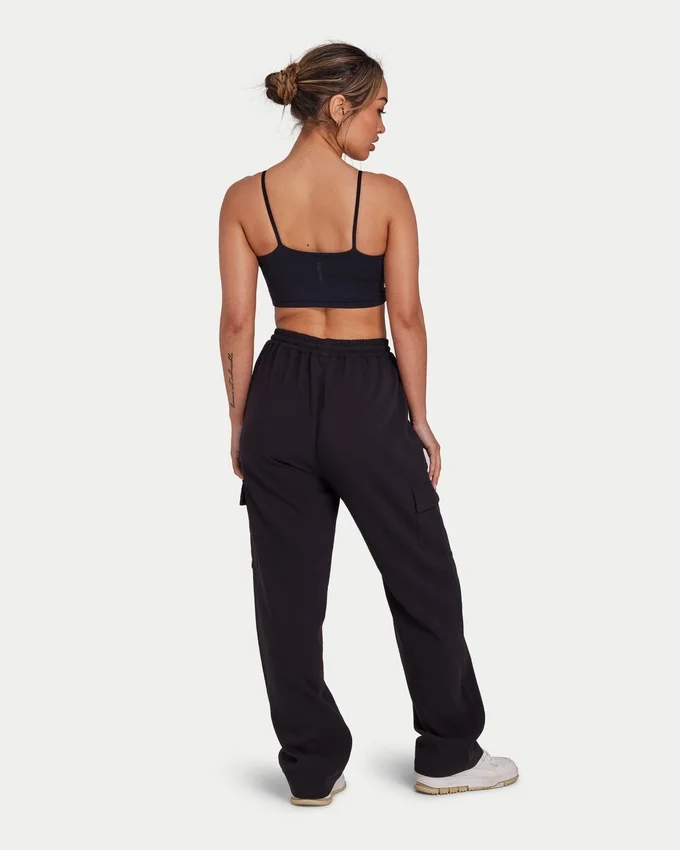 Damen-Cargohosen | Studio-Cargohose – schwarz Damen-Cargohosen | Studio-Cargohose – schwarz
