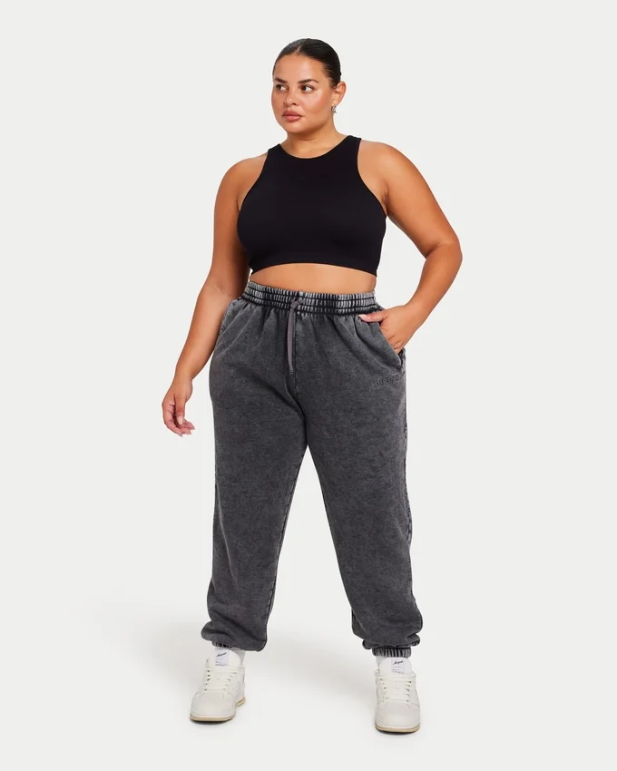 Damen-Crop-Top „Base Racer“ – schwarz Damen-Crop-Top „Base Racer“ – schwarz