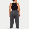 Damen-Crop-Top „Base Racer“ – schwarz Damen-Crop-Top „Base Racer“ – schwarz