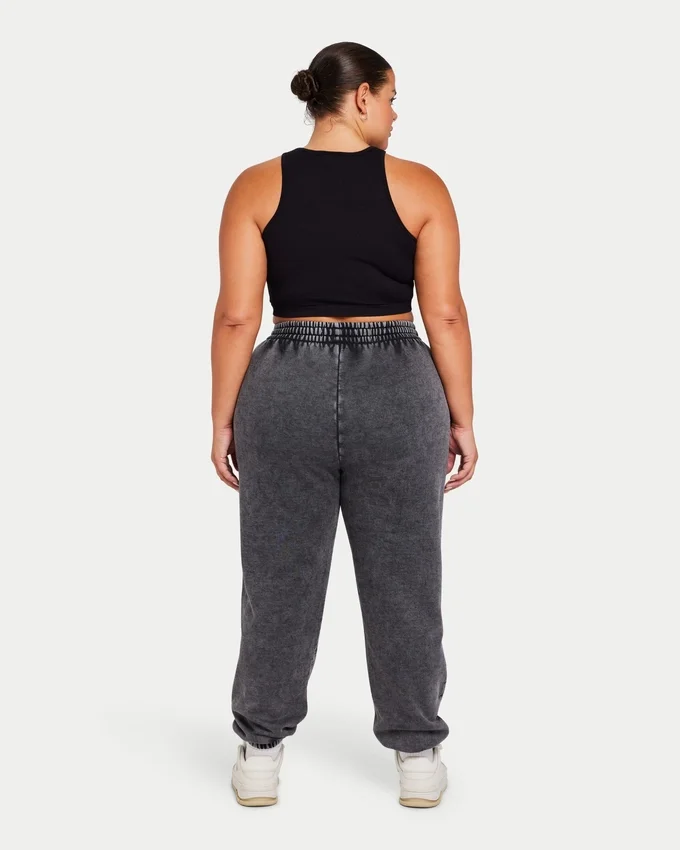 Damen-Crop-Top „Base Racer“ – schwarz Damen-Crop-Top „Base Racer“ – schwarz