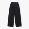 Damen-Denim-Jeans mit weitem Bein – schwarz Damen-Denim-Jeans mit weitem Bein – schwarz