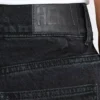 Damen-Denim-Jeans mit weitem Bein – schwarz Damen-Denim-Jeans mit weitem Bein – schwarz