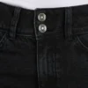 Damen-Denim-Jeans mit weitem Bein – schwarz Damen-Denim-Jeans mit weitem Bein – schwarz