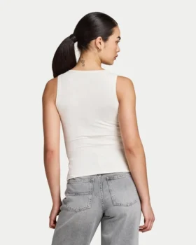 Damen-Essentials-Oberteil mit Knöpfen