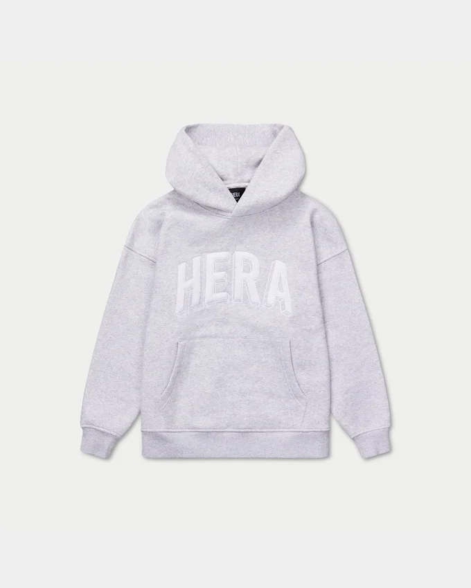 Damen-Hoodie „365“ in Oversize-Passform – grau meliert Damen-Hoodie „365“ in Oversize-Passform – grau meliert