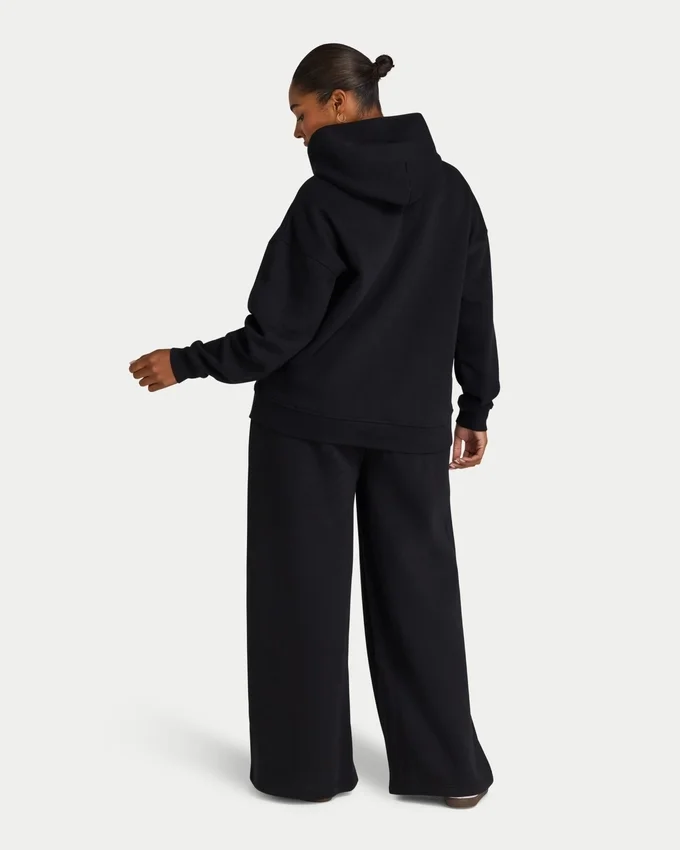 Damen-Hoodie „365“ in Oversize-Passform – schwarz Damen-Hoodie „365“ in Oversize-Passform – schwarz
