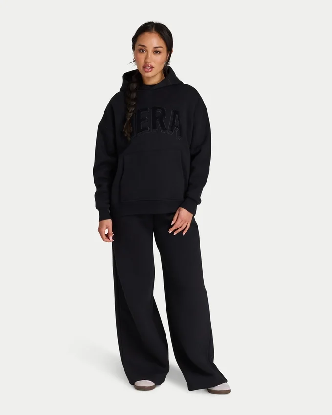 Damen-Hoodie „365“ in Oversize-Passform – schwarz Damen-Hoodie „365“ in Oversize-Passform – schwarz
