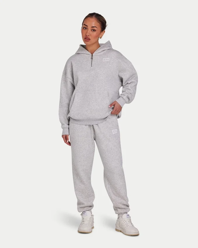 Damen-Hoodie „Collective“ – grau meliert Damen-Hoodie „Collective“ – grau meliert