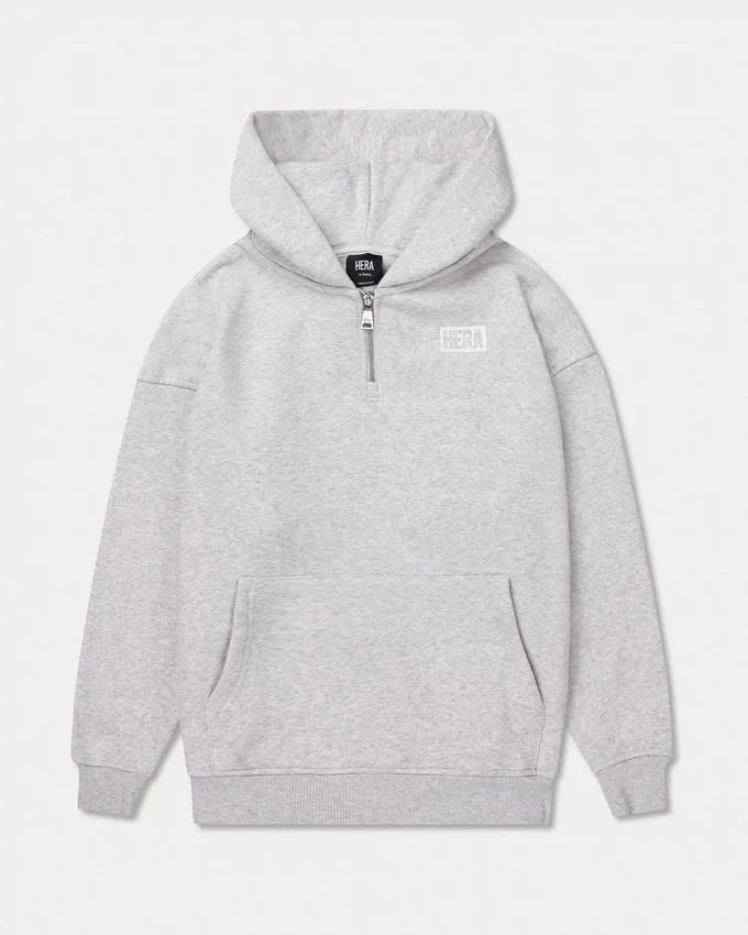 Damen-Hoodie „Collective“ – grau meliert Damen-Hoodie „Collective“ – grau meliert