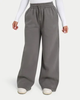 Damen-Jogginghose „Collective“ mit weitem Bein – Anthrazitgrau