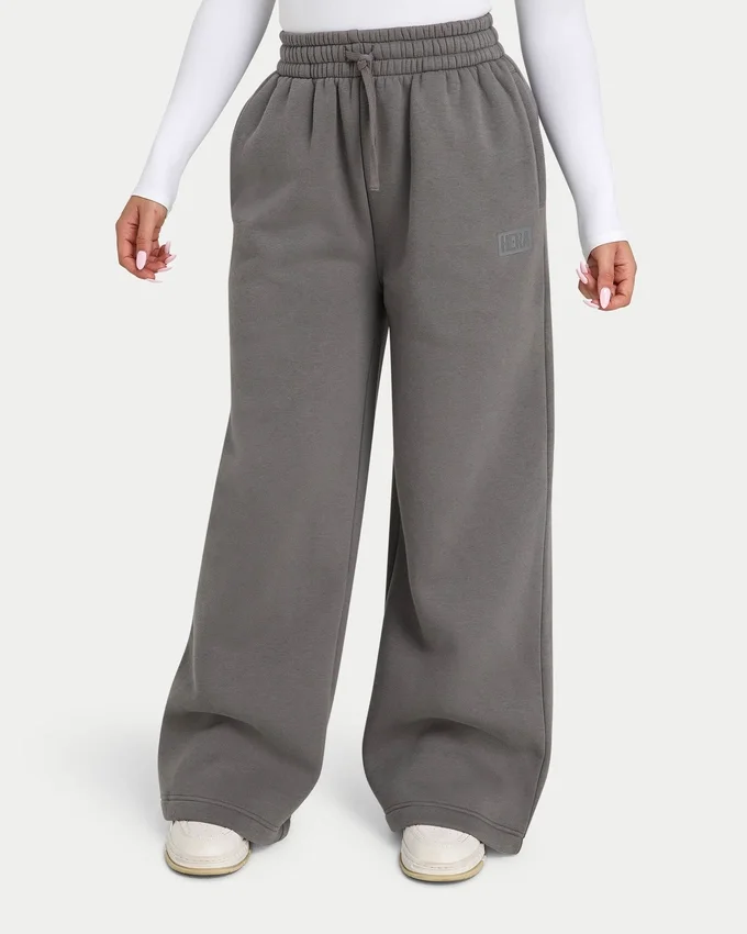 Damen-Jogginghose „Collective“ mit weitem Bein – Anthrazitgrau Damen-Jogginghose „Collective“ mit weitem Bein – Anthrazitgrau