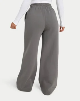 Damen-Jogginghose „Collective“ mit weitem Bein – Anthrazitgrau
