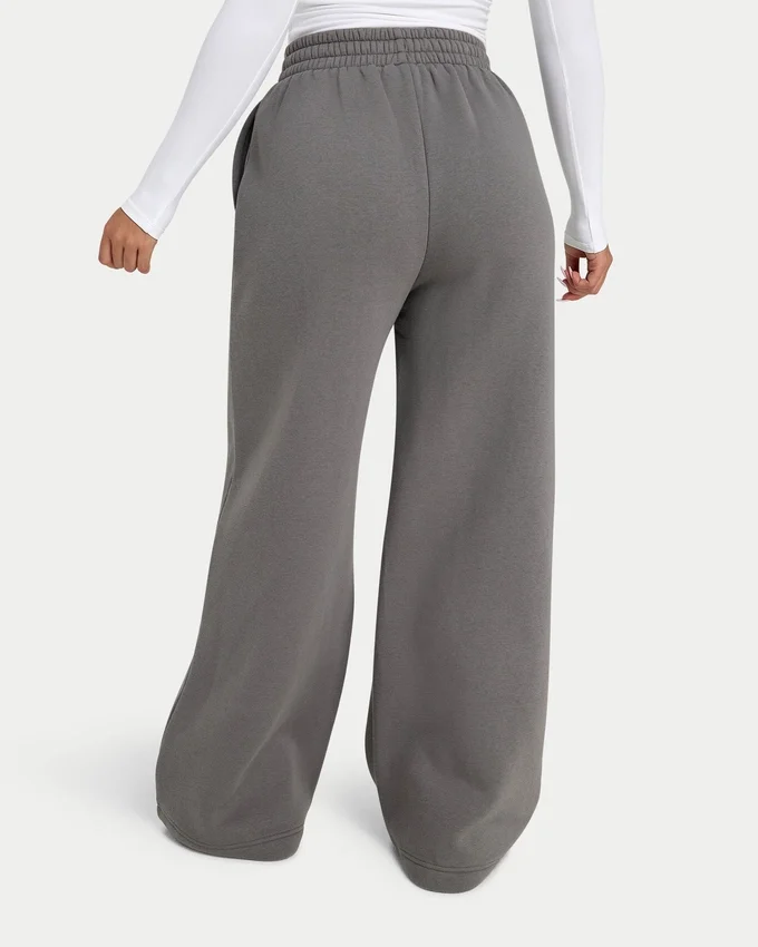 Damen-Jogginghose „Collective“ mit weitem Bein – Anthrazitgrau Damen-Jogginghose „Collective“ mit weitem Bein – Anthrazitgrau