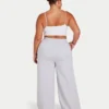 Damen-Jogginghose „Collective“ mit weitem Bein – grau meliert Damen-Jogginghose „Collective“ mit weitem Bein – grau meliert