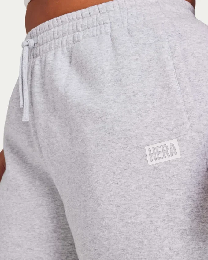 Damen-Jogginghose „Collective“ mit weitem Bein – grau meliert Damen-Jogginghose „Collective“ mit weitem Bein – grau meliert