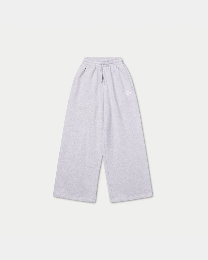 Damen-Jogginghose „Collective“ mit weitem Bein – grau meliert Damen-Jogginghose „Collective“ mit weitem Bein – grau meliert