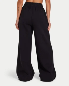 Damen-Jogginghose „Collective“ mit weitem Bein – schwarz