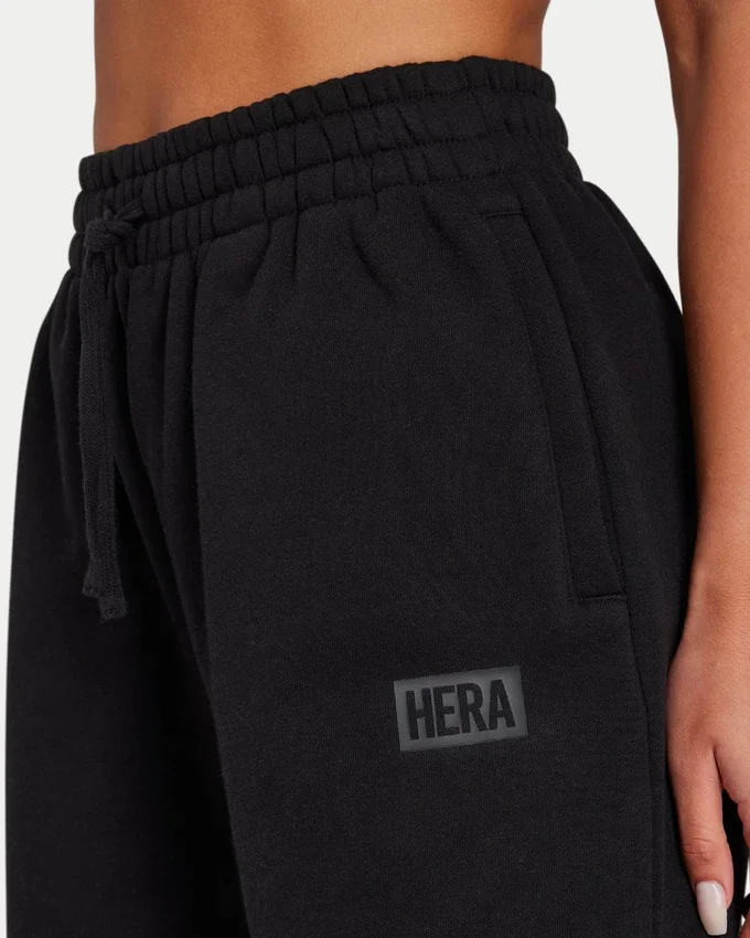 Damen-Jogginghose „Collective“ mit weitem Bein – schwarz Damen-Jogginghose „Collective“ mit weitem Bein – schwarz
