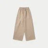 Damen-Jogginghose mit weitem Bein – Mokka Damen-Jogginghose mit weitem Bein – Mokka