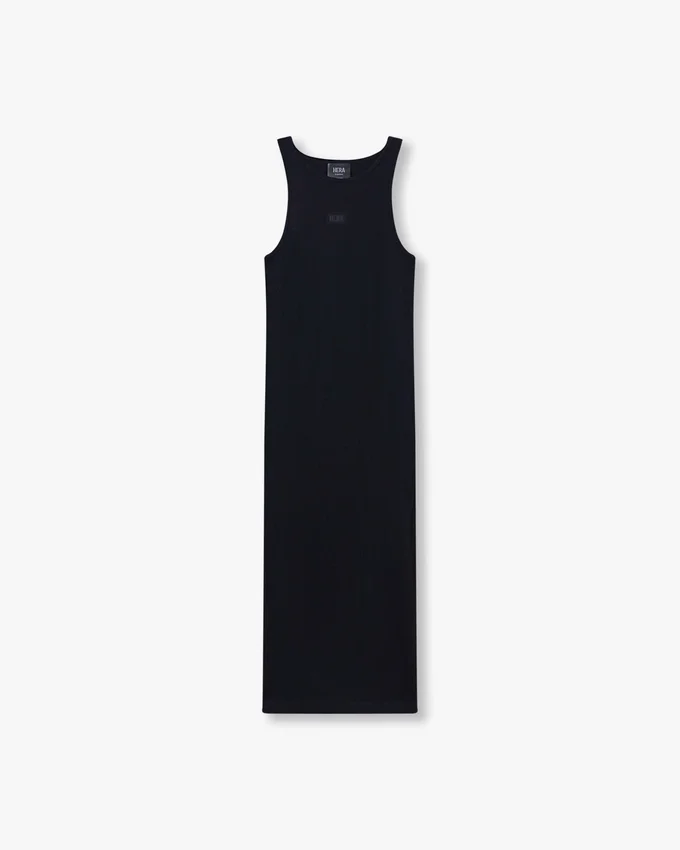 Damen-Midi-Kleid „Base Racer“ – schwarz Damen-Midi-Kleid „Base Racer“ – schwarz
