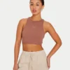 Damen-Racer-Oberteil „Base“ – Acorn Brown Damen-Racer-Oberteil „Base“ – Acorn Brown