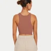 Damen-Racer-Oberteil „Base“ – Acorn Brown Damen-Racer-Oberteil „Base“ – Acorn Brown