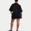 Damen-Resort-Crop-Shirt – schwarz Damen-Resort-Crop-Shirt – schwarz