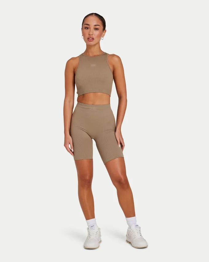 Damen-Shorts „Base“ – Graugrün Damen-Shorts „Base“ – Graugrün
