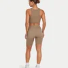 Damen-Shorts „Base“ – Graugrün Damen-Shorts „Base“ – Graugrün
