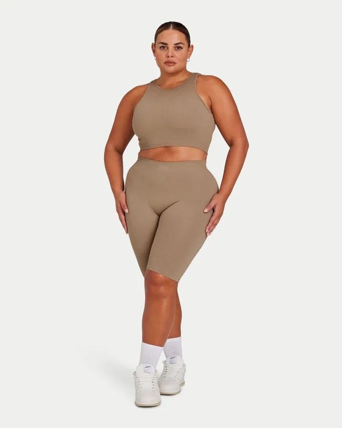 Damen-Shorts „Base“ – Graugrün Damen-Shorts „Base“ – Graugrün