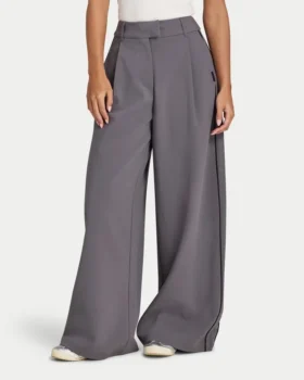 Damen-Studio-Hose mit weitem Bein
