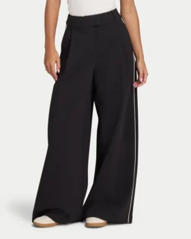 Damen-Studio-Hose mit weitem Bein