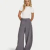Damen-Studio-Hose mit weitem Bein Damen-Studio-Hose mit weitem Bein
