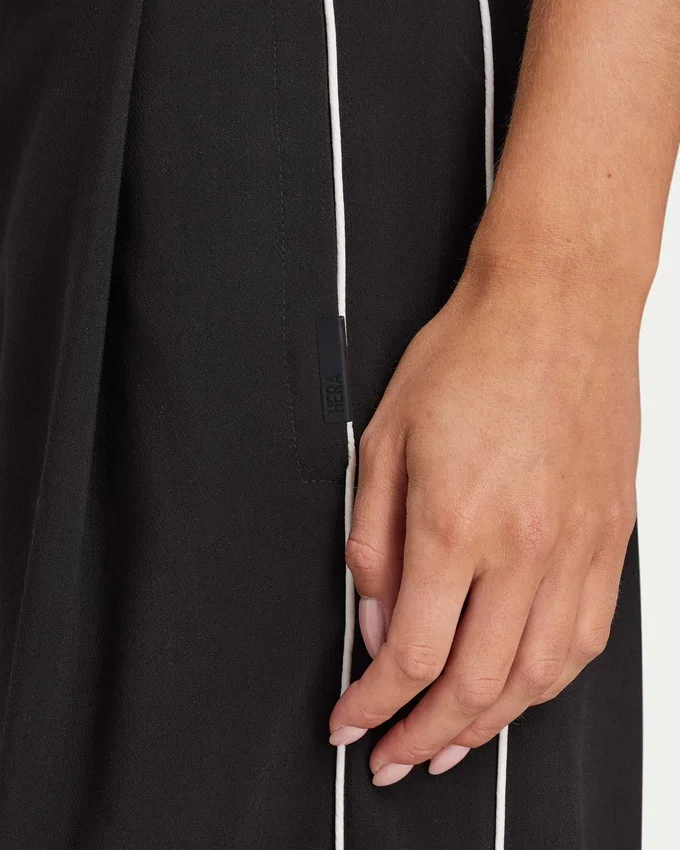 Damen-Studio-Hose mit weitem Bein Damen-Studio-Hose mit weitem Bein
